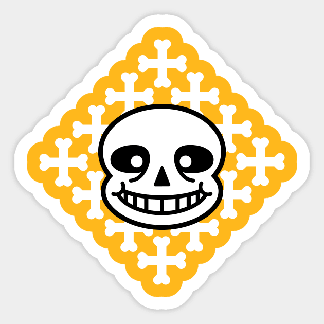 Sans Bones Sticker by evasinmas